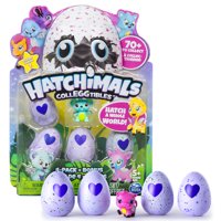 Hatchimals, CollEGGtibles, 4 Pack + Bonus (Styles & Colors May Vary) by Spin Master