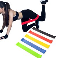 Resistance Loop Bands, Allovit Resistance Exercise Bands for Home Fitness, Stretching, Strength Training with Carry Bag, Set of 5