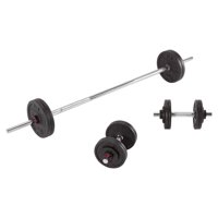 Decathlon - 110lb Adjustable Weight Training Dumbbell and Barbell Kit