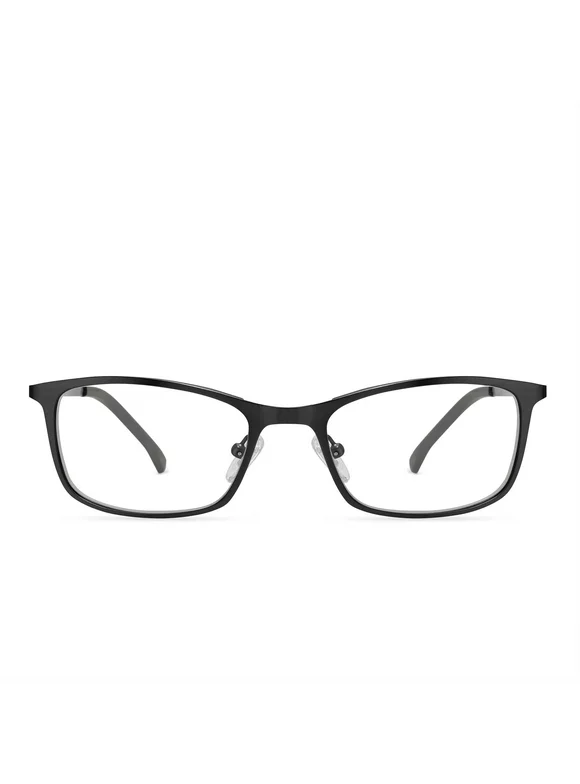 Men's Health Energy Blue Light Blocking Glasses for Computer UV and Gaming Protection by DIFF Eyewear Black