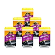 ArmorAll Clean-Up Multi-Surface Car Interior Dirt & Dust Cleaner, 15 Wipes 6-Pack