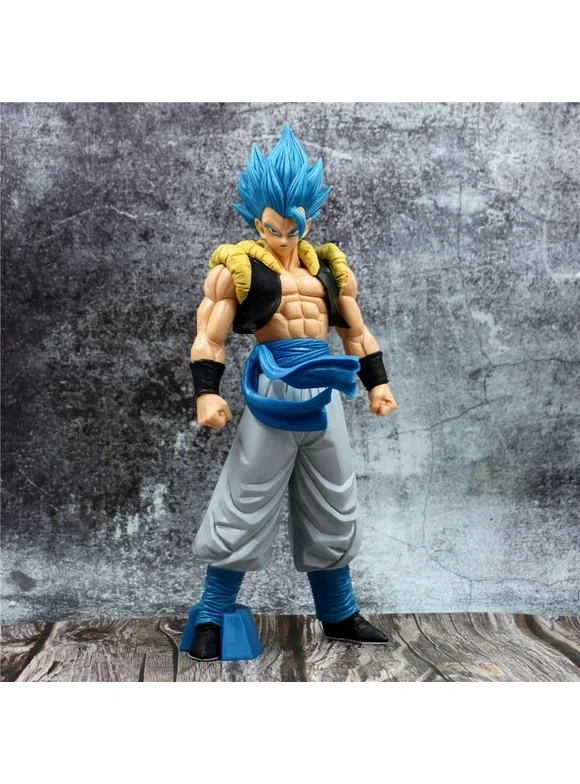 Dragon Ball Super Saiyan God Blue Hair Gogeta PVC Action Figure Toy Gift