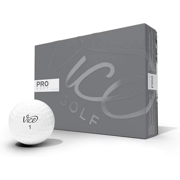 Vice Golf Pro Soft White Golf Ball -1 Dozen