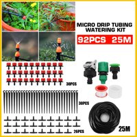 Drip Irrigation Kit, 83' FT Micro Plant Self-Watering Equipment Kit + Micro Sprinkler + Hose Drip Kits,  Automatic Watering Irrigation System Garden Home Patio