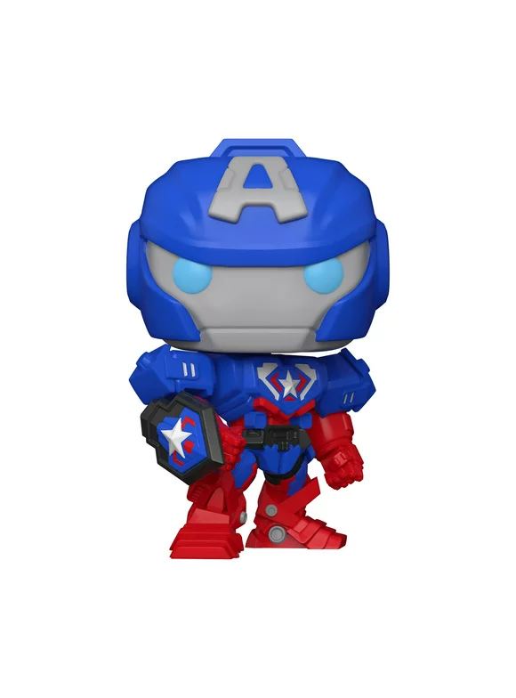 Funko POP! Jumbo: Marvel: Avengers Mech Strike - Captain America - US Big Deals Exclusive