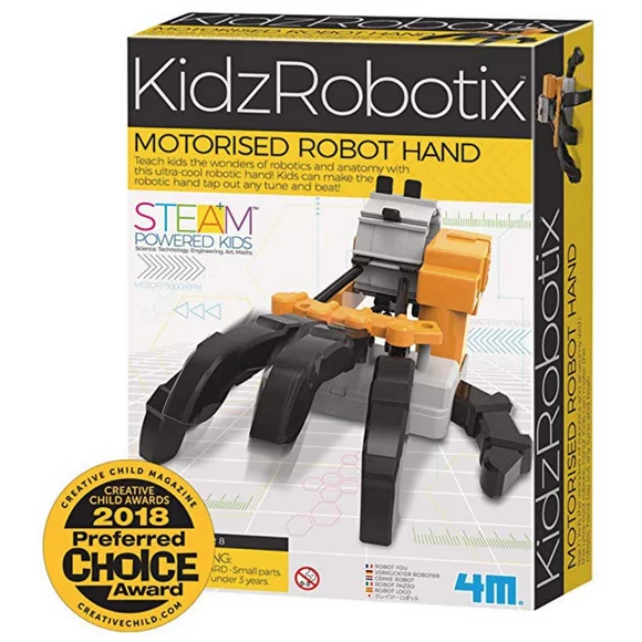 4M Kidzrobotix Motorized Robot HandScience Kit - STEAM