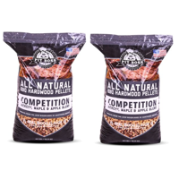 (2 pack) Pit Boss Competition Blend BBQ Pellets - 40 lb Resealable Bag