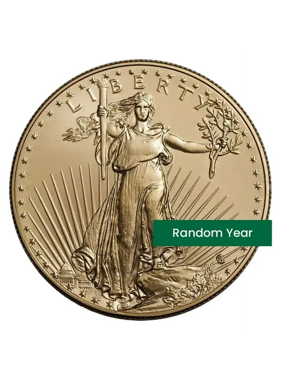1 oz Gold Eagle Coin BU - Random Year - US Mint Gold