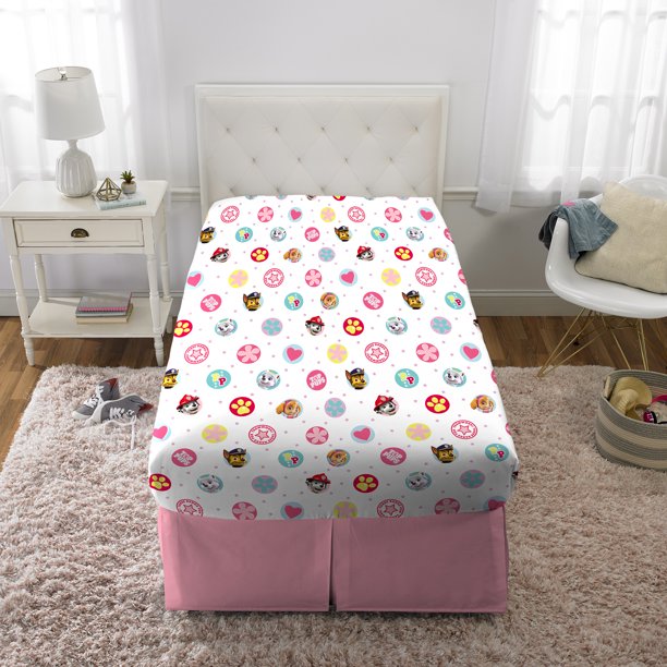 Paw Patrol Sheet Set Pink Kids, Paw Patrol 4pc Twin Comforter And Sheet Set Bedding Collection