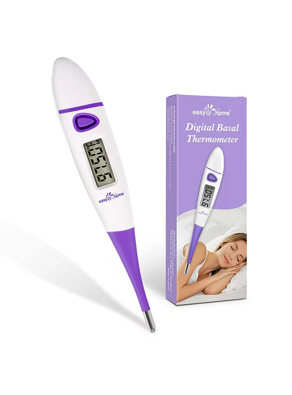 Easy@Home Basal Body Thermometer for Ovulation with Free Premom App  EBT-018