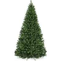 Best Choice Products 7.5-foot Premium Spruce Hinged Artificial Christmas Tree w/ Easy Assembly, Foldable Stand, Green
