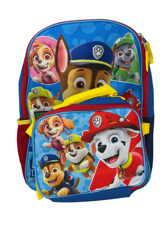 Paw Patrol 16" Backpack with Lunch Bag