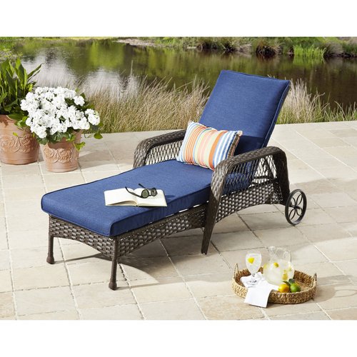 Gardens Colebrook Outdoor Chaise Lounge, Better Homes And Gardens Outdoor Patio Chaise Lounge Cushion
