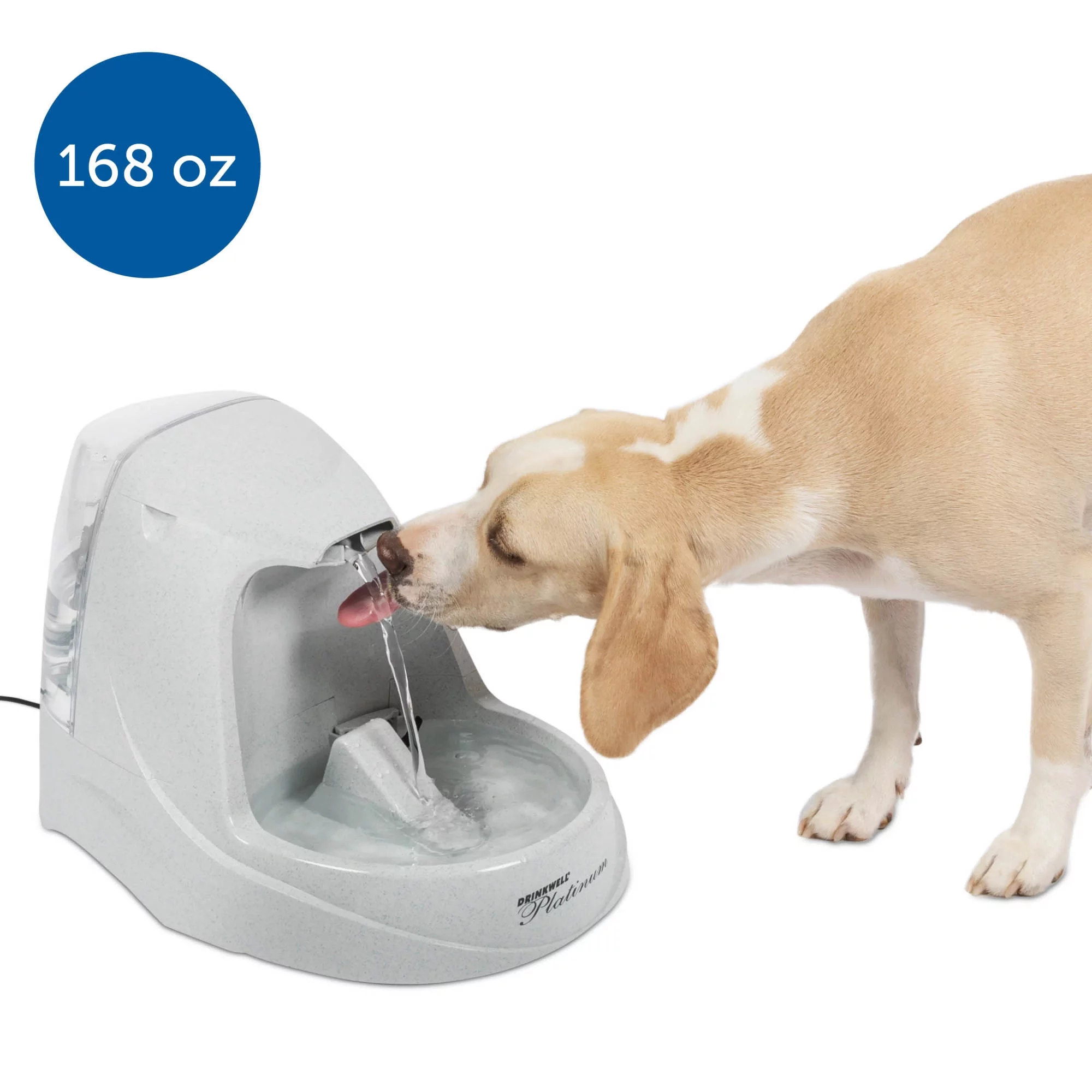 PetSafe Drinkwell Platinum Pet Water Fountain for Cats and Dogs, 168 oz