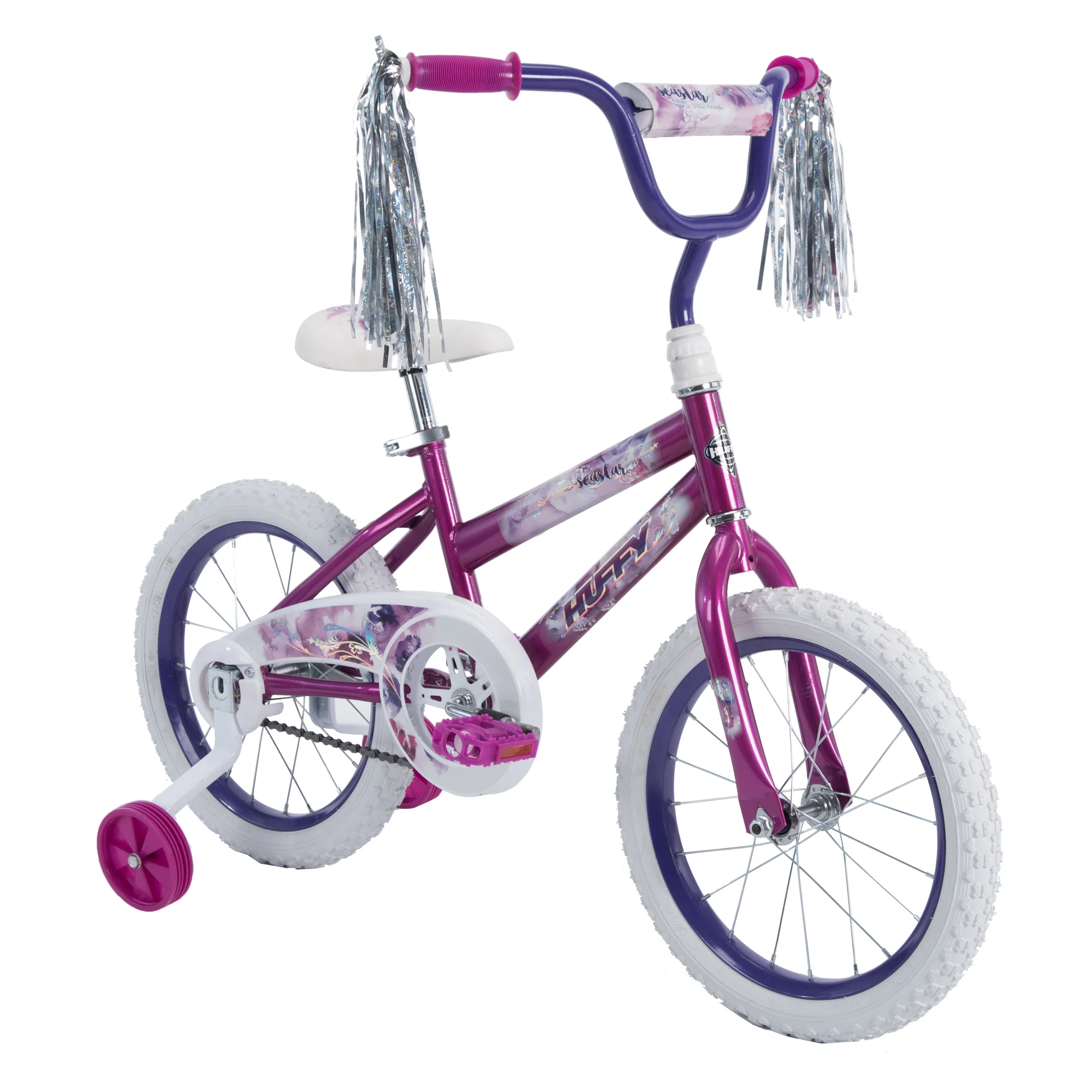 Huffy 16" Sea Star Girl's Bike, Metallic Purple