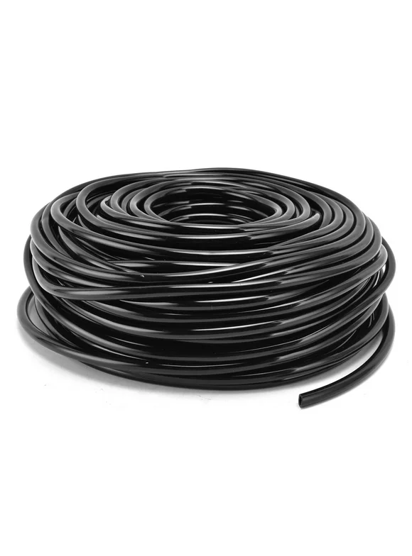 LYUMO Drip Irrigation Tubing,50m / 164ft 4/7 Drip Irrigation Tubing Pipe Flexible Hose For Garden Flower Bed Lawn Agriculture,Irrigation Hose
