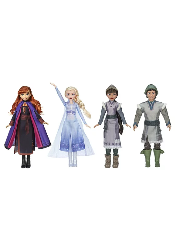 Disney Frozen 2 Forest Playset, Includes Anna, Elsa, Ryder & Honeymaren Dolls, US Big Deals Exclusive