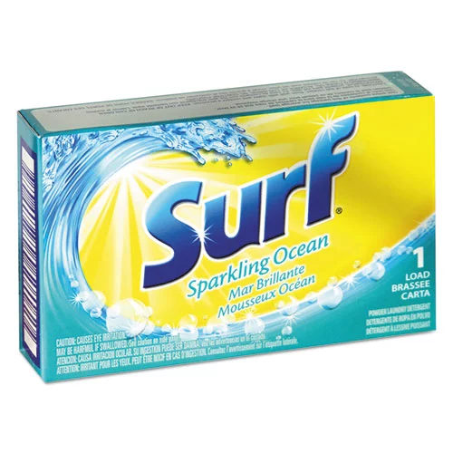 Surf He Powder Detergent Packs, 1 Load Vending Machines Packets, 100/carton | Order of 1 Carton