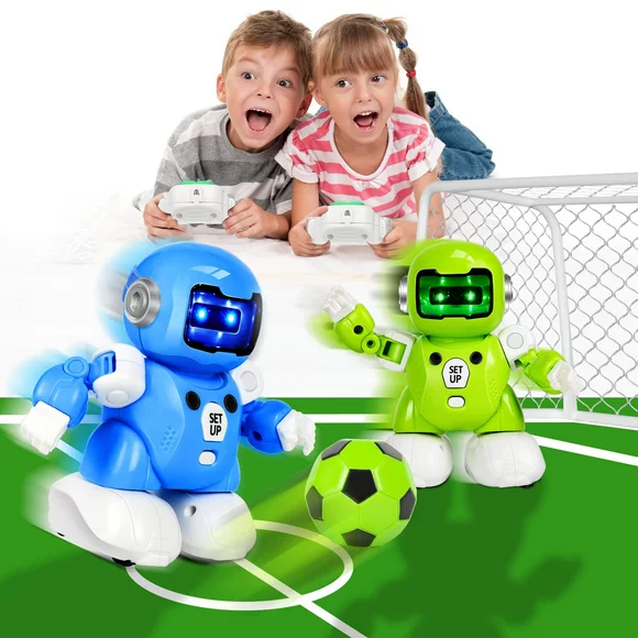 Electronic  Play  Football Robot Toys for 6-12 Year Old Boys Girls, Easter Gifts Robot for Kids Remote Control Soccer Toys for Kids,STEM Projects Educational Toys for 6-15 Year Girls Boys