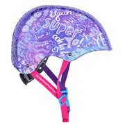 LittleMissMatched Magic Sequin Youth 8+ Bike Helmet, Purple