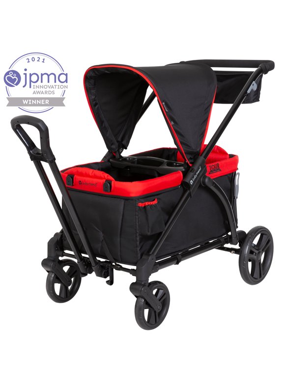 Baby Trend Tour 2-in-1 Stroller Wagon - Mars Red - Red