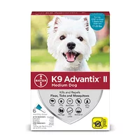 K9 Advantix II Flea and Tick Treatment for Medium Dogs