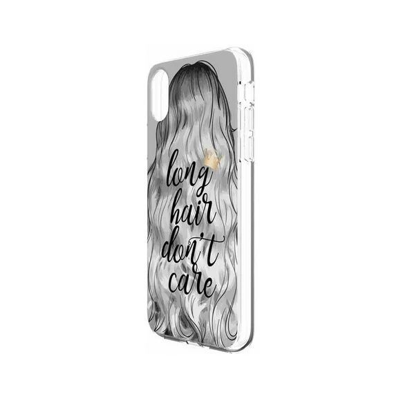BodyGlove Long Hair Dont Care Case For iPhone XR-Gray