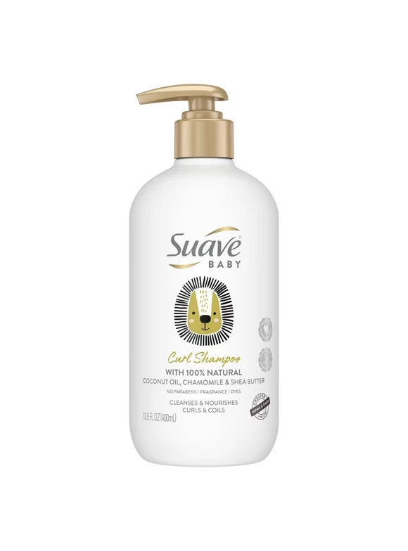 Suave Baby Curl Shampoo Coconut Oil, Chamomile & Shea Butter, 13.5 oz
