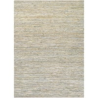 Couristan Nature's Elements Clouds Area Rug, 2' x 3', Ivory-Oatmeal-Sky Blue
