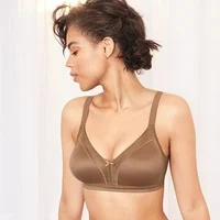 Bali Double Support Back Smoothing Wireless Bra, Bronze, 40B