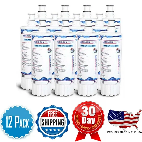 AFC Brand , Water Filters , Compatible with BodyGlove BG-6000FF - 12 Pack - Made in U.S.A.