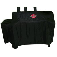 Char-Griller Dual 2 Burner Gas and Charcoal Grill Cover, Black, 5055