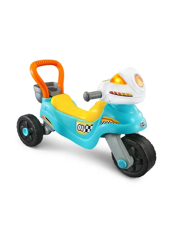 VTech 3-in-1 Step Up and Roll Motorbike 3-Wheeler, 2-Wheeler and Walker, US Big Deals Exclusive