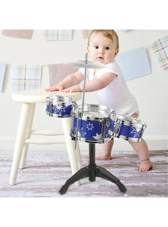 1 Set Baby Kids Toddler Musical Instruments Toys Preschool Education Drum Toy
