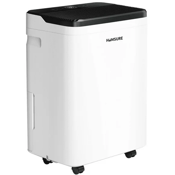 HUMSURE Dehumidifier 50 Pint Intelligent Humidity Control, 4,500 sq. ft. for Basements, Large Rooms, Bathrooms, Max Moisture Removal 70 Pints (95 "F, 95% RH)