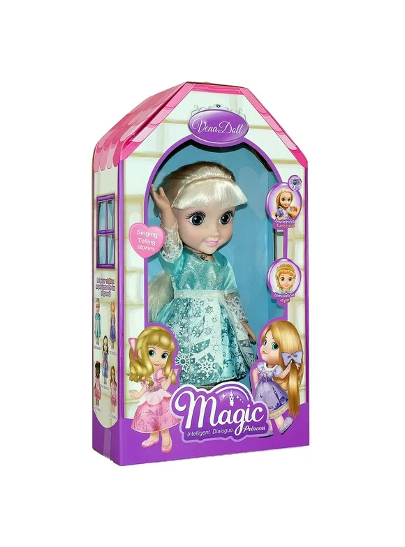 Magic Princess Talking Doll with Carrying Case and Accessories