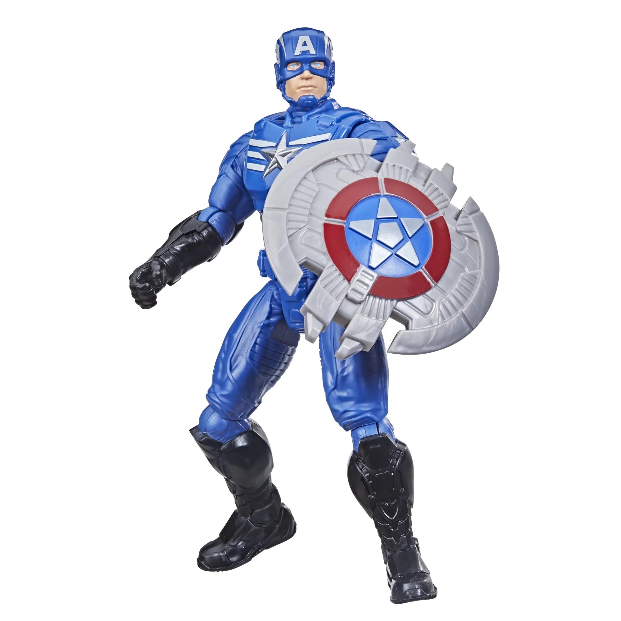 Marvel Avengers Mech Strike Captain America Action Figure, Mech Battle Accessory