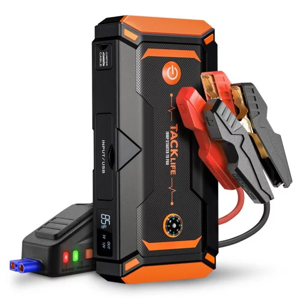 TACKLIFE T8 Pro 1200A Peak 18000mAh Water-Resistant Car Jump Starter With LCD Screen